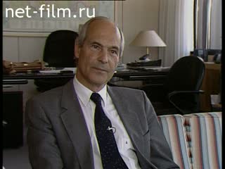 Footage Interview with the German Ambassador O. von der Gablenttsa. (1995-1996)