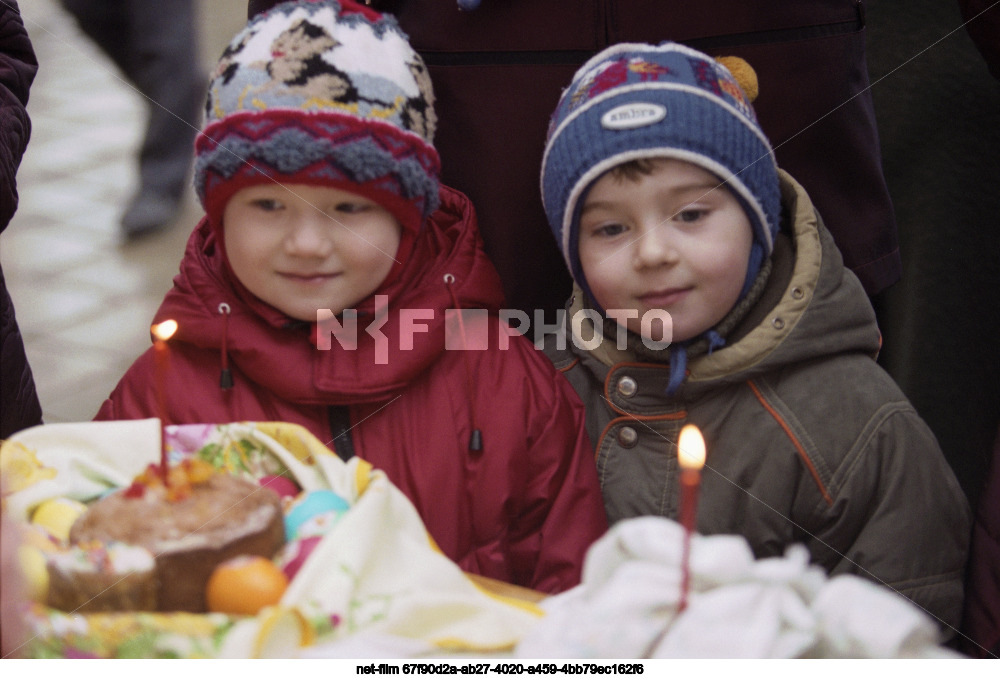 Празднование Пасхи в Коломенском