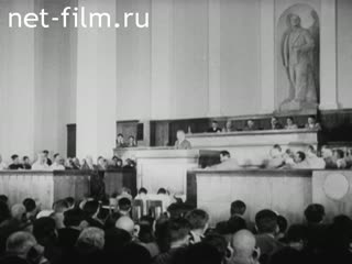 Footage Molotov report. (1940)