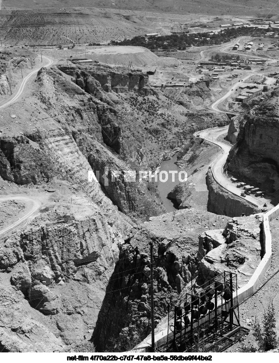 Строительство Чиркейской ГЭС в Дагестанской АССР