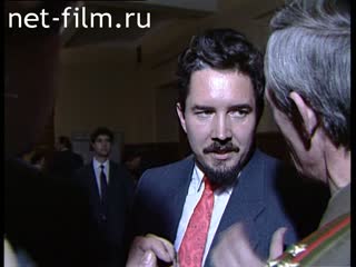 Footage VII Congress of People's Deputies. (1992)