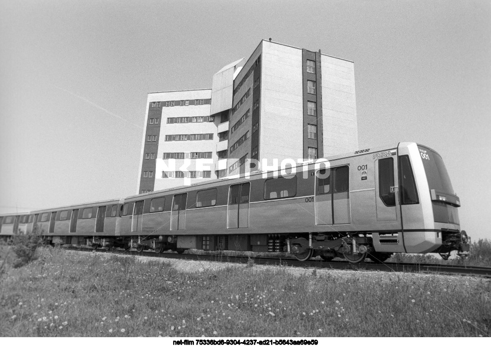 Испытания нового электропоезда Московского метрополитена