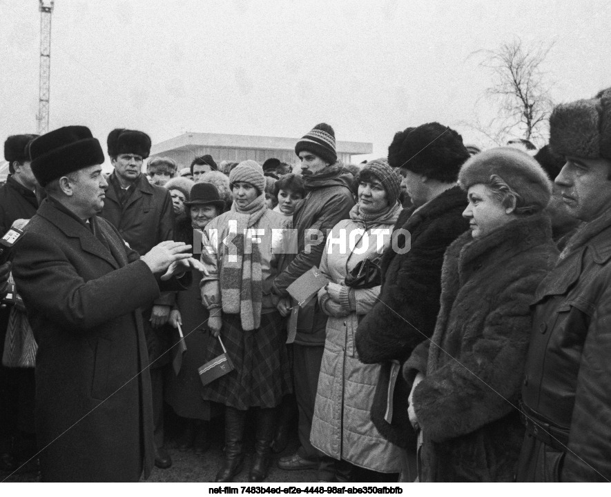 Поездка М.С. Горбачева в Латвийскую ССР