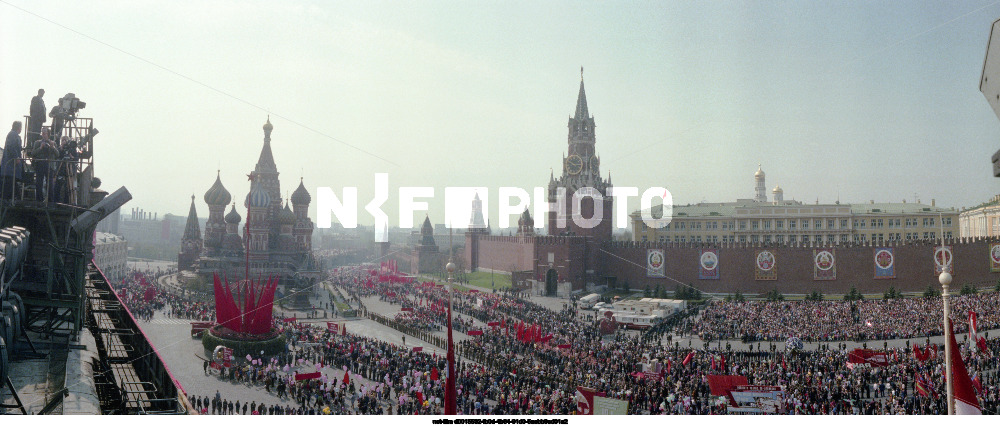 Празднование 1 Мая в Москве