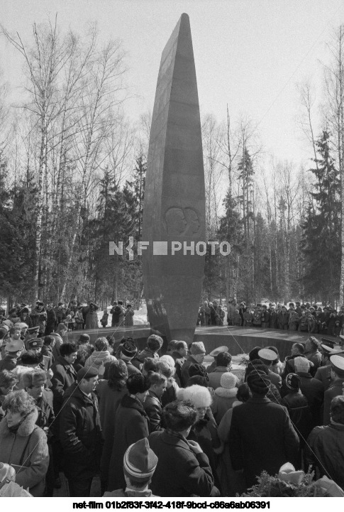 Обелиск на месте гибели Ю.А. Гагарина и В.С. Серегина во Владимирской области