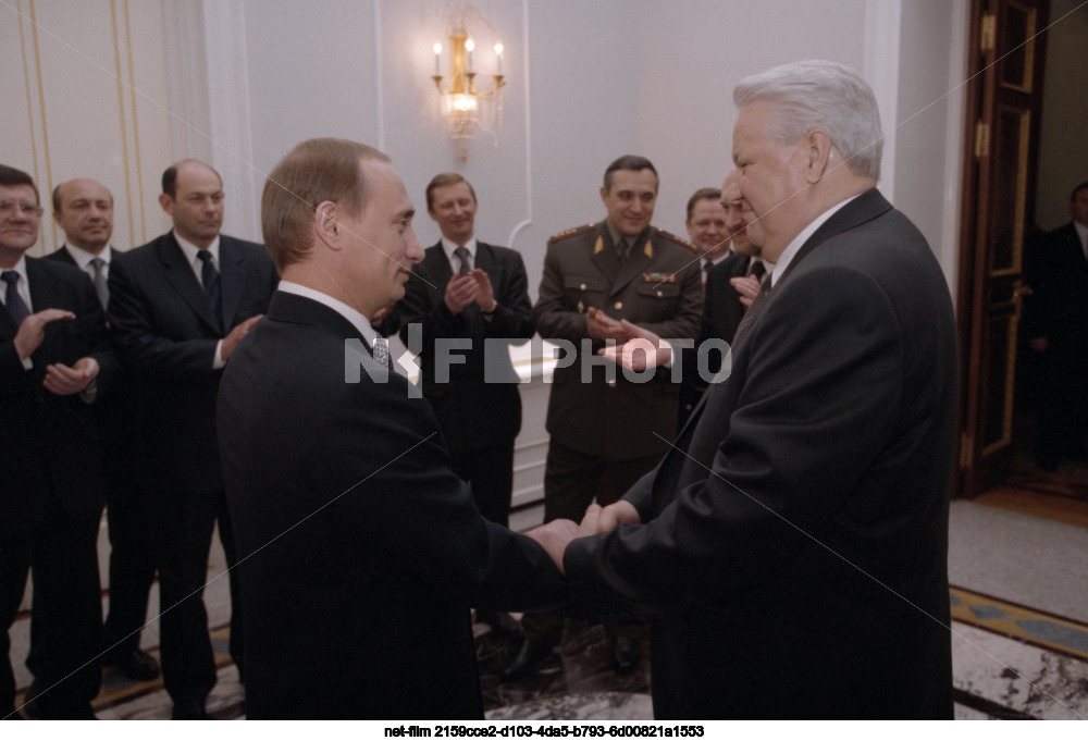 Церемония передачи власти В.В. Путину в Кремле