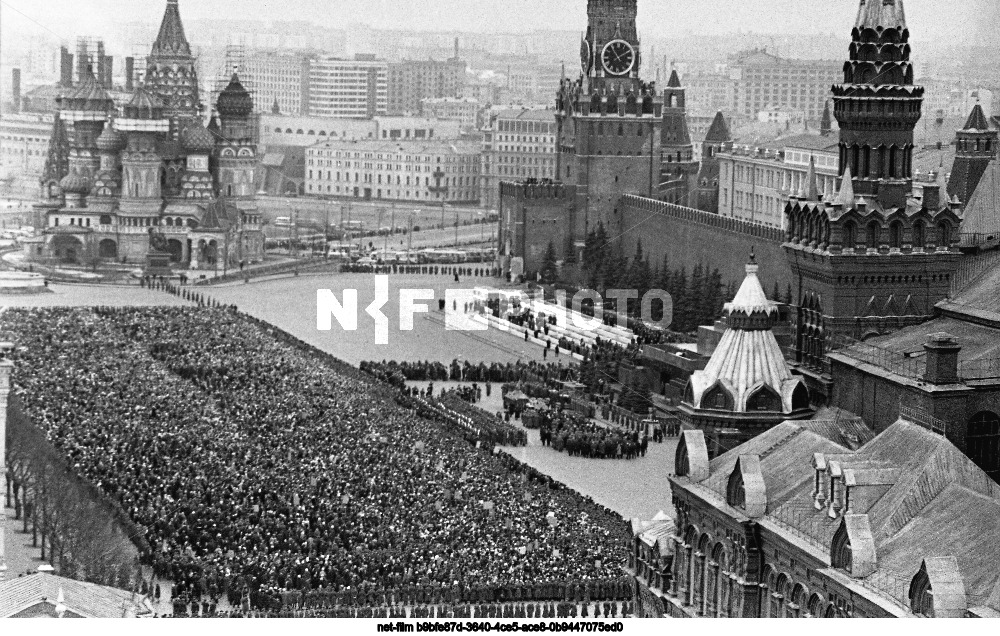 Похороны Ю.А. Гагарина и В.С. Серегина в Москве