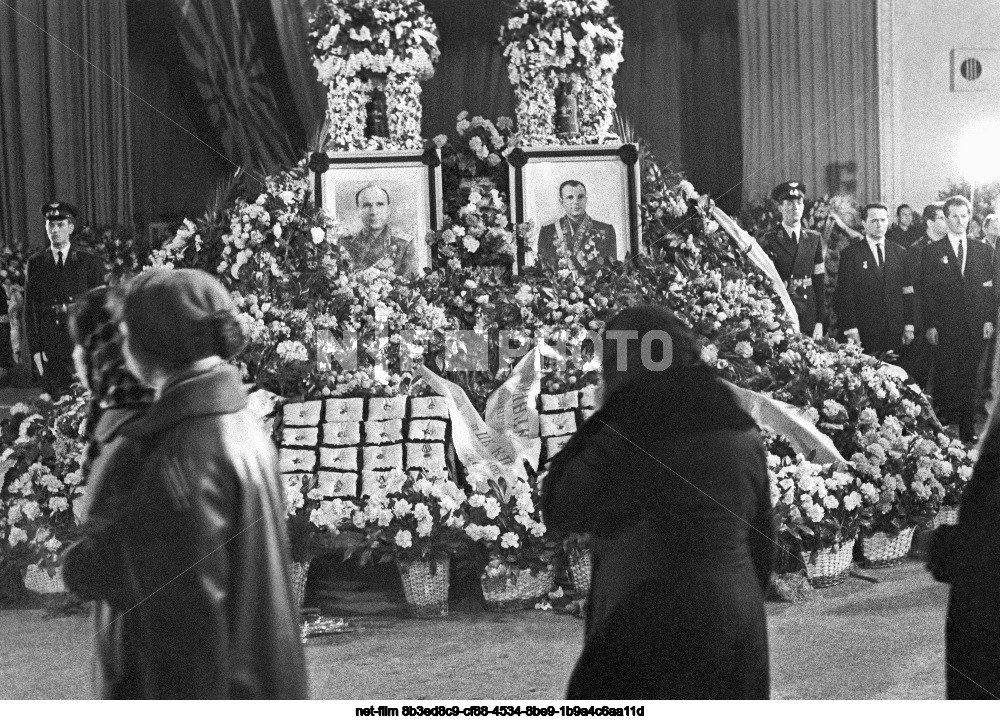 Похороны Ю.А. Гагарина и В.С. Серегина в Москве