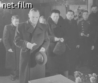 Footage Elections to the Supreme Soviet of the USSR in the Baltic Republics and Moldova. (1941)