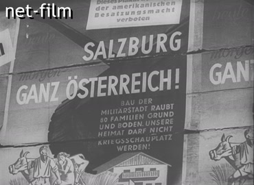 Footage Salzburg after World War II. (1945-1948)