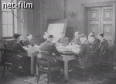 Кинохроника Совещание начальников штабов в Лондоне. (1942)