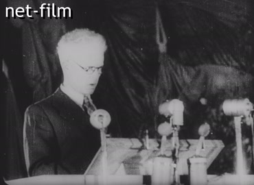 Кинохроника Первый и Третий Всеславянские митинги в Москве. (1941-1943)