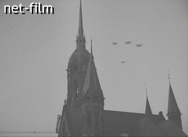 Кинохроника Встреча Геббельса в его родном городе Рейдте. (23.04.1933)