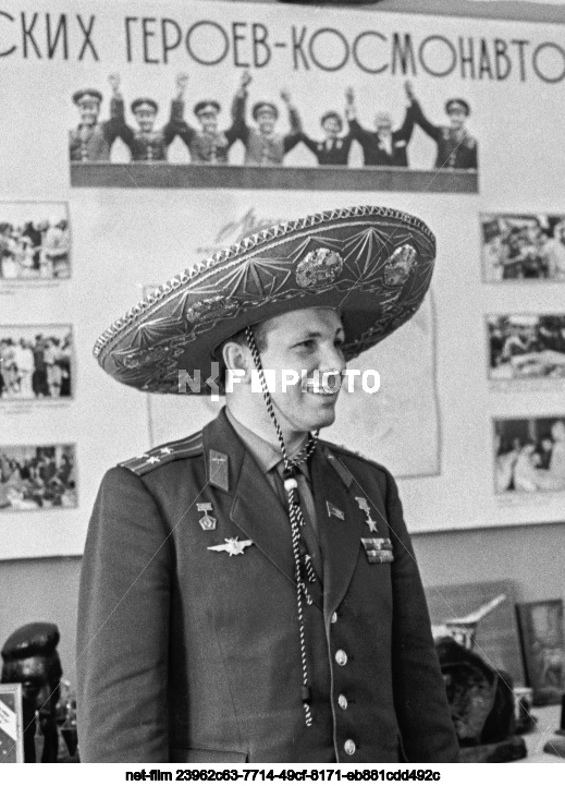 USSR pilot-cosmonaut Yuri Gagarin