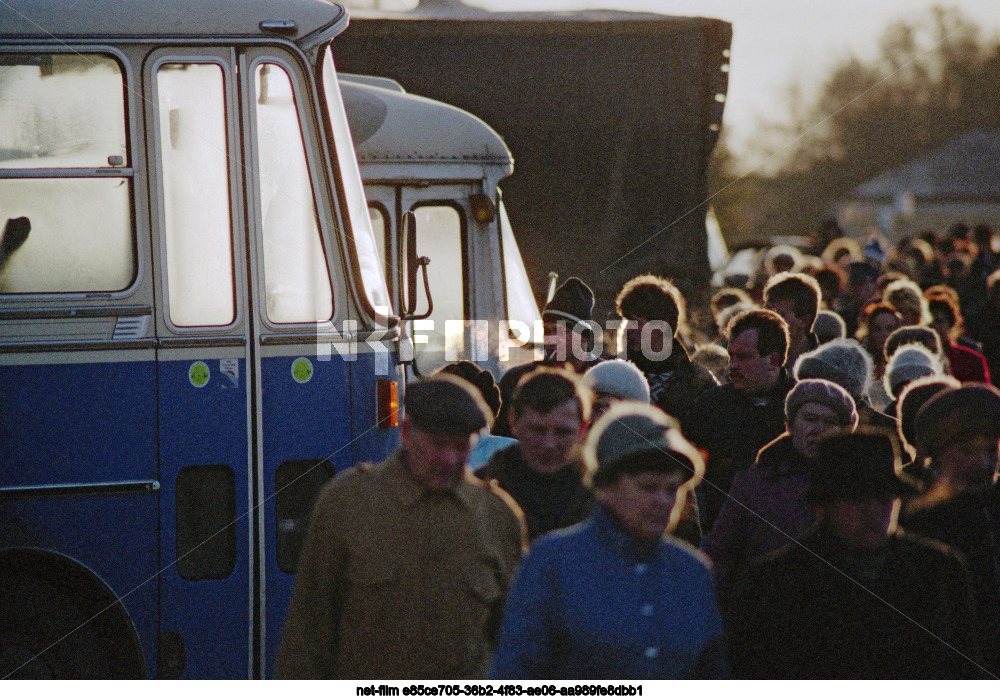 Автобусная остановка в Твери