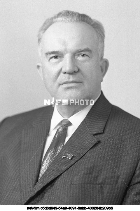 Министр мясной и молочной промышленности СССР С.Ф. Антонов