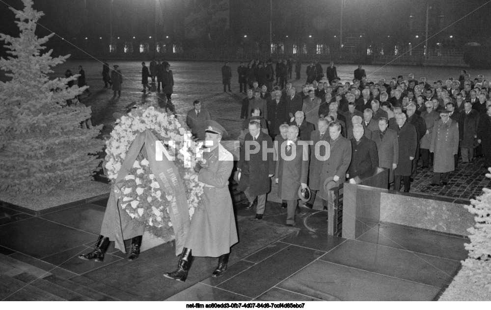 Events in Moscow in honor of the 70th anniversary of the Great October Socialist Revolution