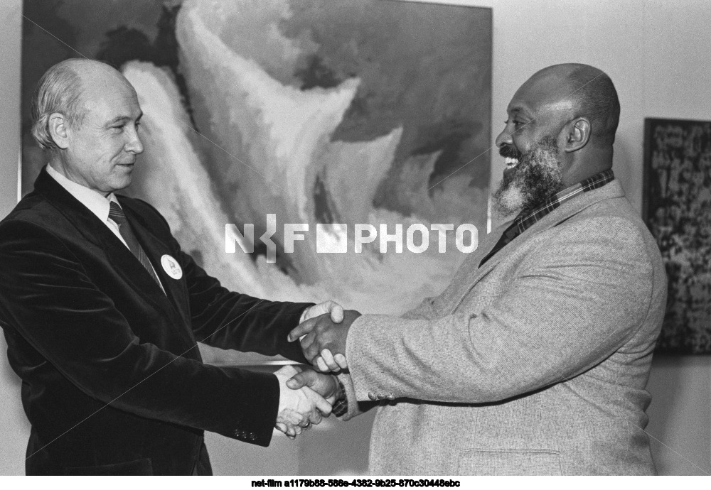 Opening of the art exhibition "Washington-Moscow" in Moscow