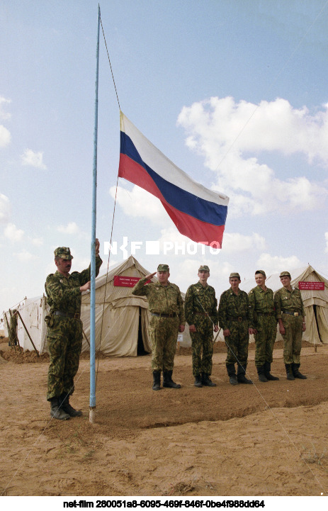 Military exercises at the Ashuluk training ground in the Astrakhan region