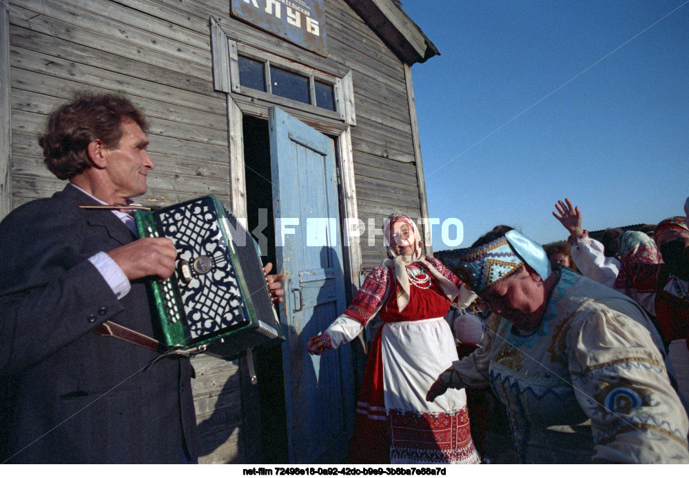 Folklore festival in Podporozhsky district of Leningrad region
