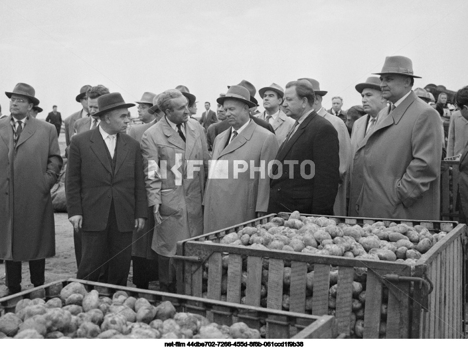 N.S. Khrushchev's trip to the Moscow region