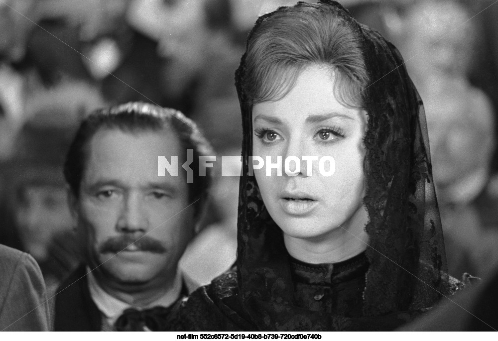 Filming of the feature film "The Brothers Karamazov" at the Mosfilm studio