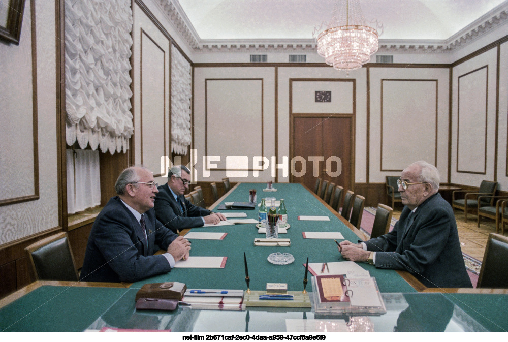 G. Gusak's visit to the USSR