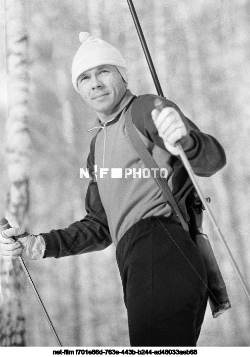 Биатлонист В.Ф. Маматов