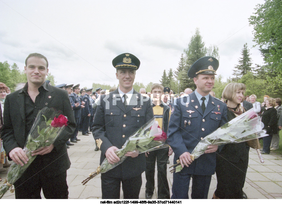 Встреча космонавтов ЭП-3 в Звездном городке