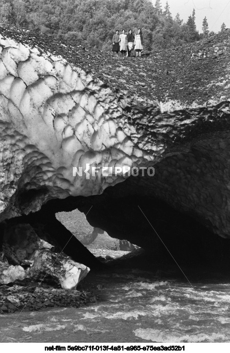 Avalanche in the state farm "Gindibsky" of the Dagestan ASSR