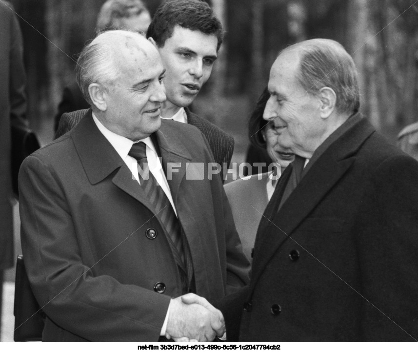 Visit of F. Mitterrand to the USSR