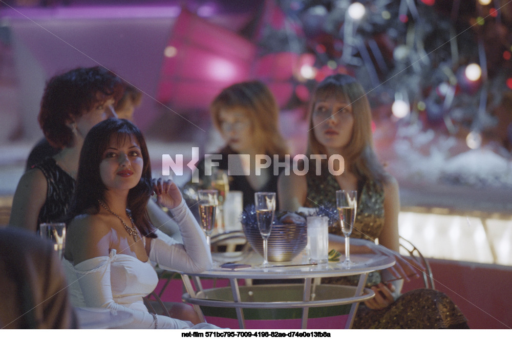 Съемки новогодней программы "Голубой огонек" на телеканале "Россия"