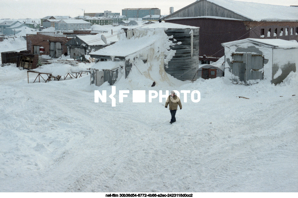Residents of the village of Dikson in the Taimyr Autonomous Okrug