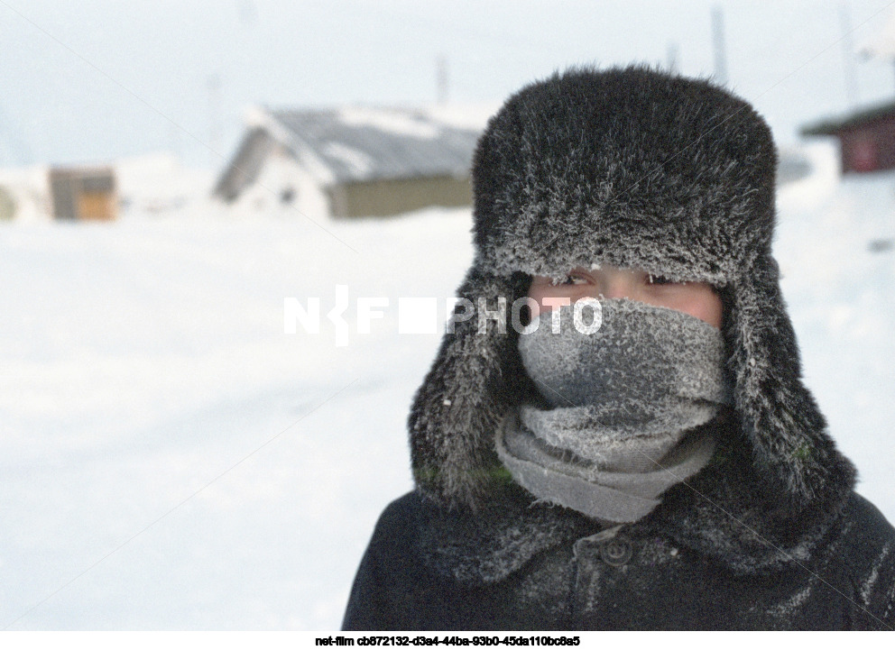 Residents of the village of Dikson in the Taimyr Autonomous Okrug