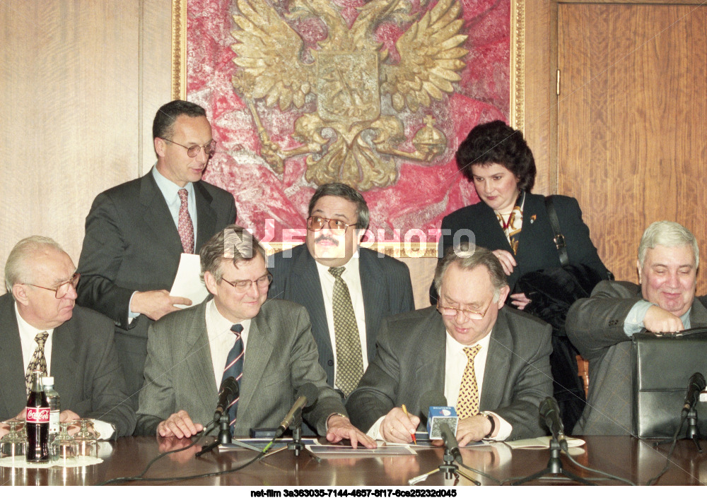 Press conference on the Sea Launch project in Moscow