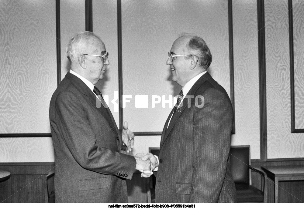 G. Gusak's visit to the USSR