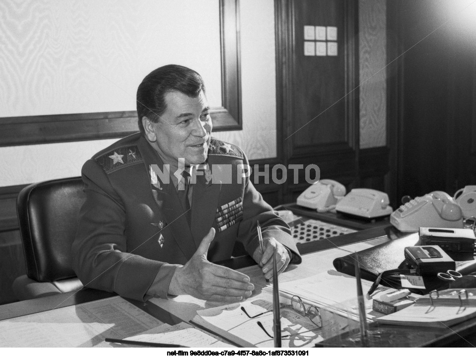 Министр обороны СССР Е.И. Шапошников