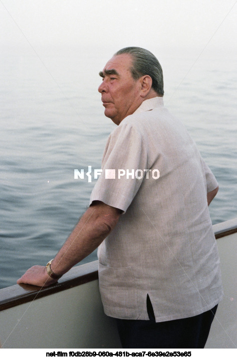 L.I. Brezhnev in Crimea