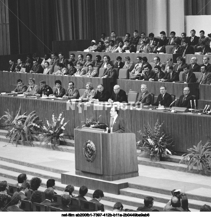 XX Congress of the Komsomol in Moscow