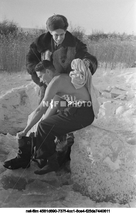 Жители села Ербогачен в Иркутской области