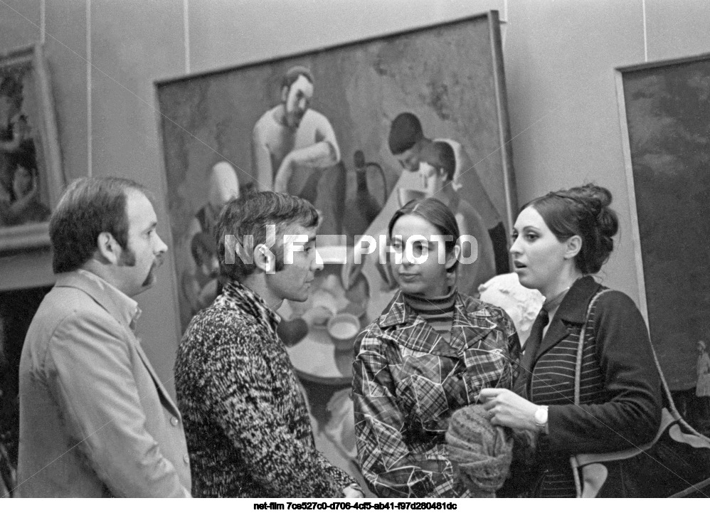 Exhibition of works by young artists in Moscow