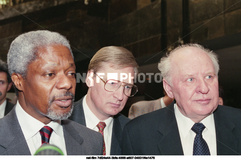 K. Annan's visit to Russia