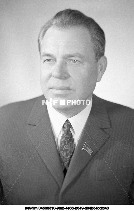 Chairman of the Presidium of the Supreme Soviet of the Moldavian SSR K.F. Ilyashenko