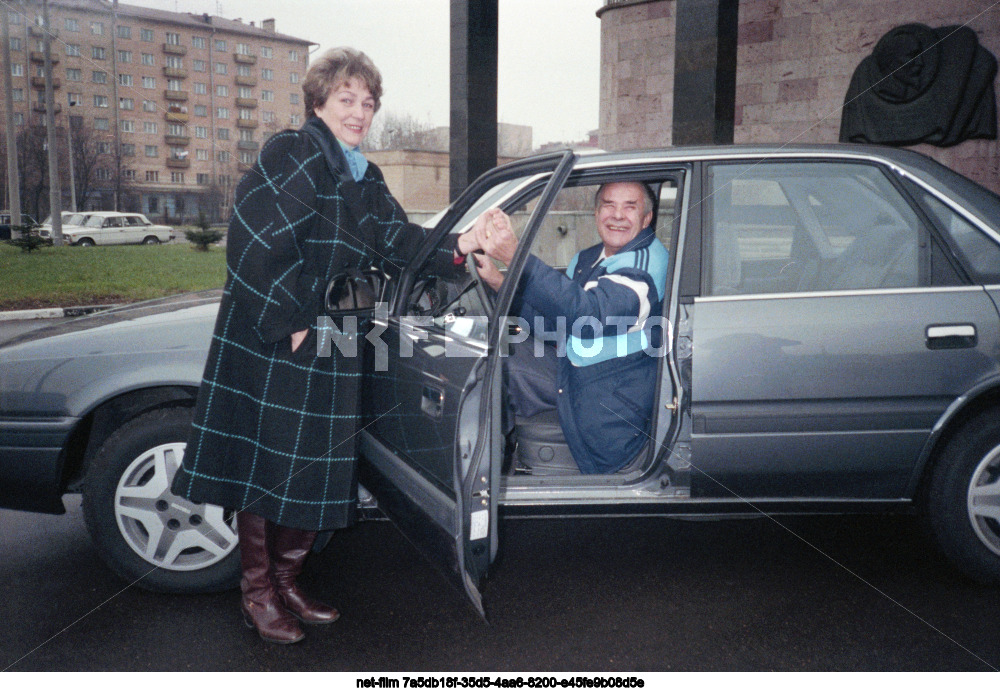 Soviet football goalkeeper L.I. Yashin