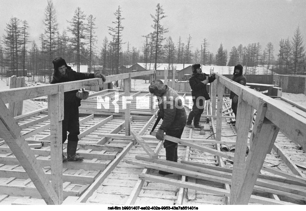 Строительство поселка Новая Чара в Читинской области