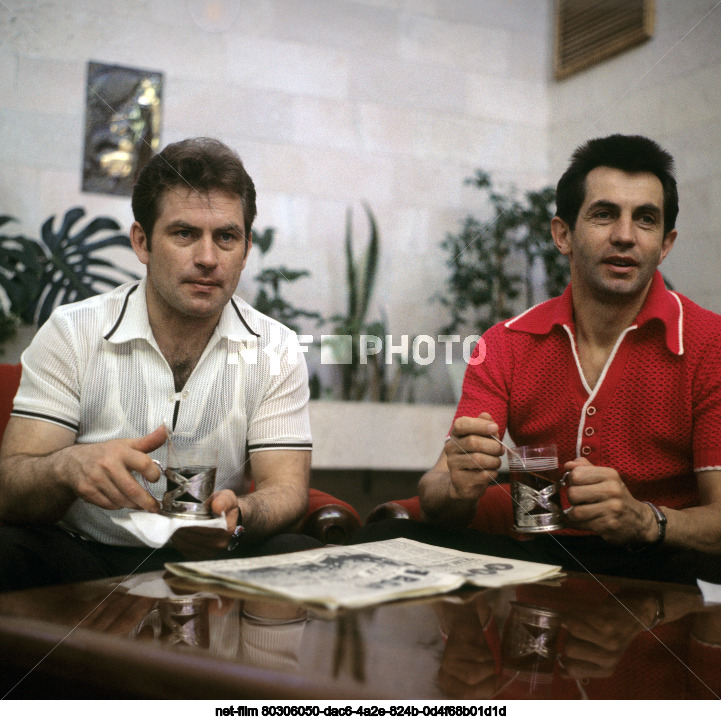 Pre-flight training of the Soyuz-29 spacecraft crew at Baikonur