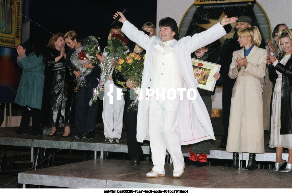 Открытие именной плиты О.М. Газманова в Москве