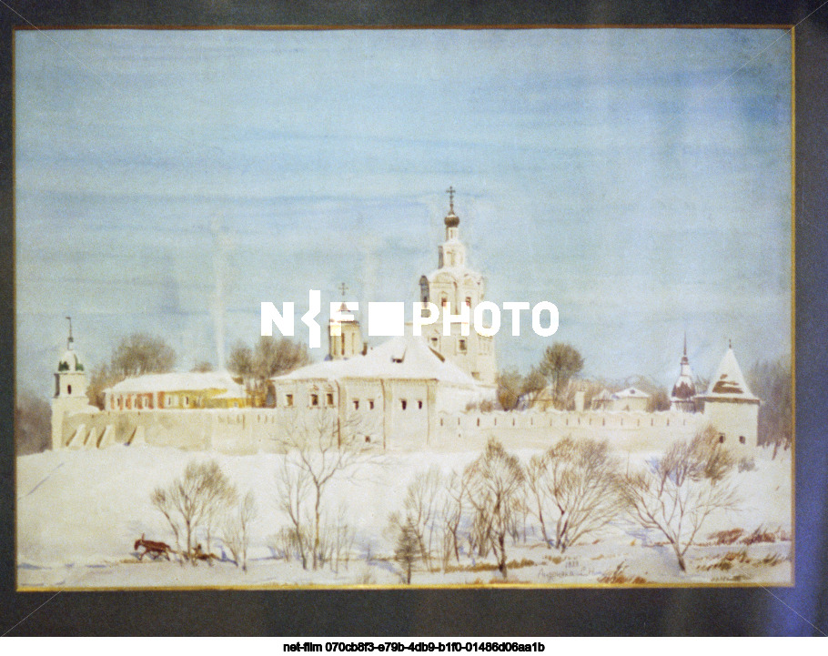 Выставка С.Н. Андрияки "Старая Москва" на Арбате