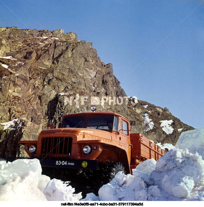 Testing of Ural-375K vehicle in Chelyabinsk region