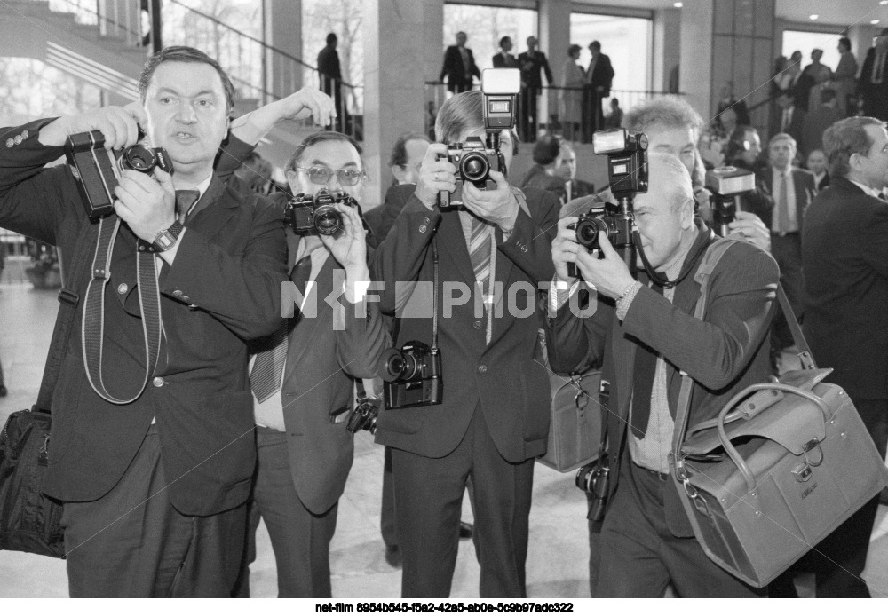 TASS photojournalists in Moscow